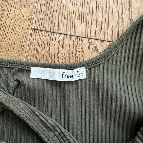 Wilfred Free Size M green bodysuit tank - Picture 2 of 3